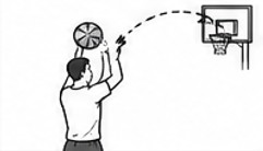 Ballhandling Übung 5: Wurftraining aus dem Stand